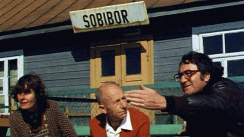 Claude Lanzmann interroge un témoin